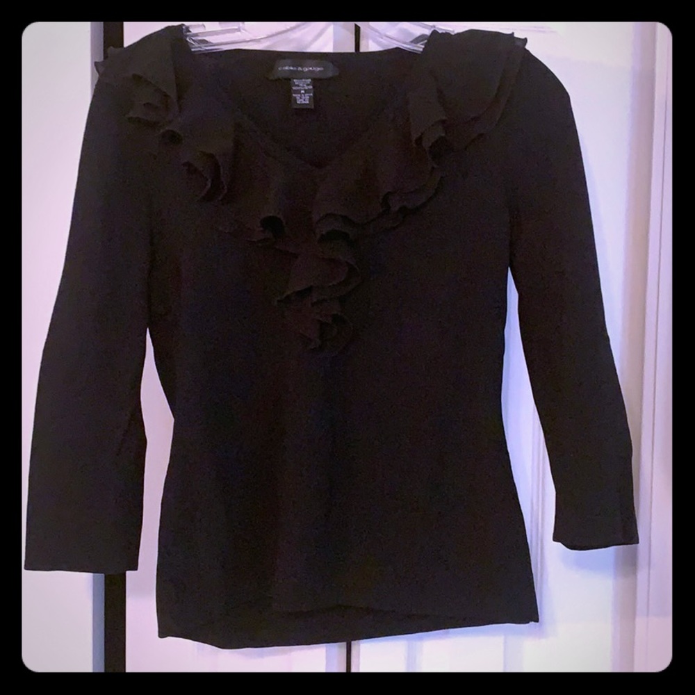 Black dress shirt